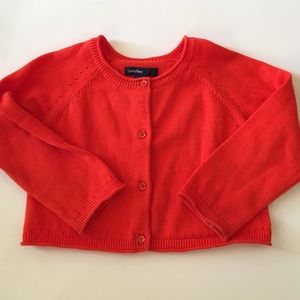 Gap orange cardigan- great condition!